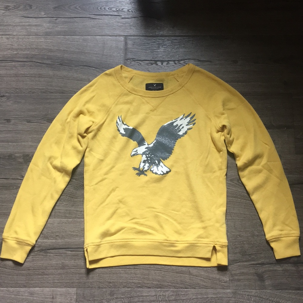 Yellow Graphic Crewneck